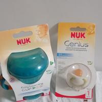 Set Neonato Nuk  Biberon + Ciuccio Nuovi