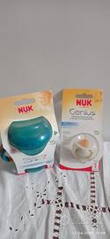 Set Neonato Nuk  Biberon + Ciuccio Nuovi