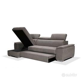Divano angolare chaise longue contenitore