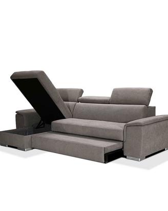 Divano angolare chaise longue contenitore