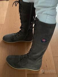 Napapijri stivali donna n. 40 colore grigio