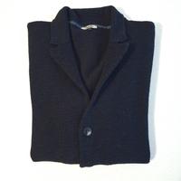 Cardigan Giacca Uomo AGE Blu Scuro Maglia Lavorata