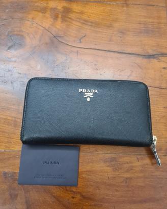 prada portafoglio donna originale 