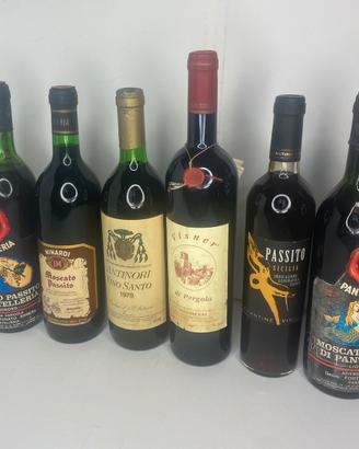 Vini dolci da collezione.