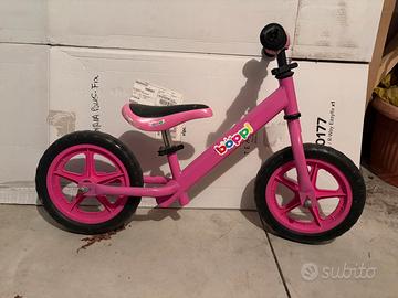 Bici senza pedali da bambina