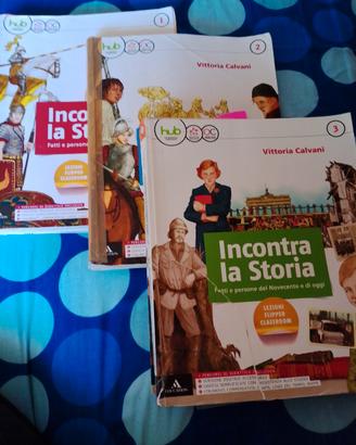 libri " incontra la storia 1-2-3"