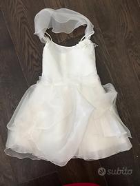 Abito da cerimonia damigella 3-4 anni
