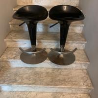 Sgabelli regolabili neri