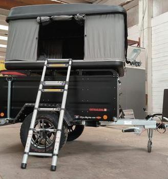 Carrello rimorchio auto furgonato OFF-ROAD 4x4