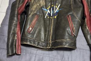 Giubbotto pelle moto MV Agusta