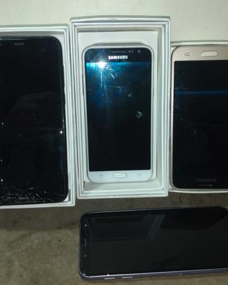4 cellulari rotti 2 samsung e huawei da recupero