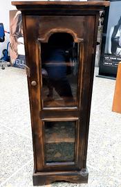 MOBILE LEGNO TEAK INTARSIATO INDIANO