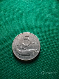moneta 5 lire