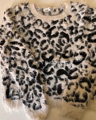 Maglione Tally Weijl Leopardato-Effetto peloso