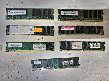 Stock Ram DDR per notebook e fissi