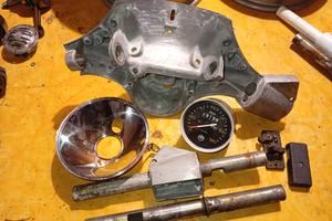 Manubrio vespa px 125 150 200 con contakm