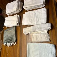 Tende bianche e colorate eleganti