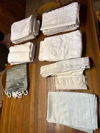 Tende bianche e colorate eleganti