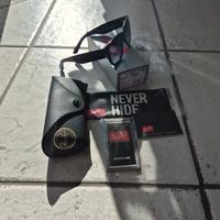 Occhiali da sole Ray-Ban RB0840S Mega Wayfarer BLU