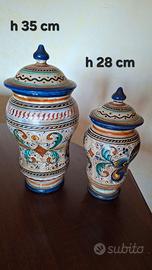 Coppia Albarelli Vasi Deruta originali 