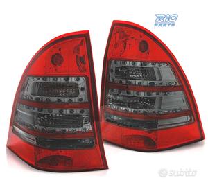 FANALI MERCEDES CLASSE C W203 00-07 LED ROSSO BIAN