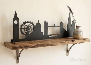 Skyline  Londra Alluminio - Design Parete Tavolo