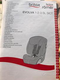 Seggiolino bimbi britax romer - evolva 123sl sict