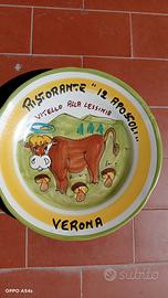 Piatto del Buon ricordo Ris 12 Apostoli di Verona 
