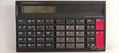 Texas Instruments Calcolatrice Scientifica 1980 Jp