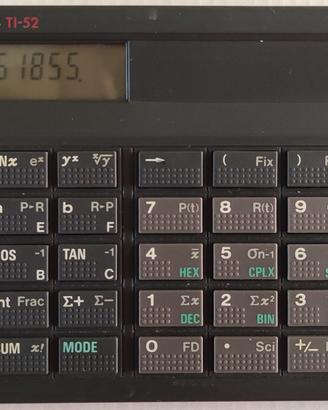 Texas Instruments Calcolatrice Scientifica 1980 Jp