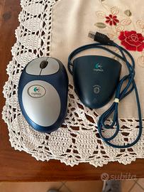 Mouse ergonomico senza fili logitech