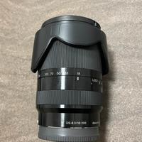 ottica/obbiettivo sony apsc 18-200 f3.5-6.3 OSS