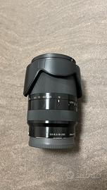 ottica/obbiettivo sony apsc 18-200 f3.5-6.3 OSS