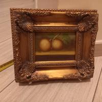 quadretto olio su tavola belle arti casertano 