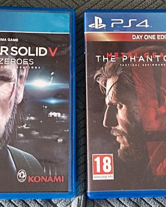 Lotto Metal Gear Solid V PS4 PAL ITA