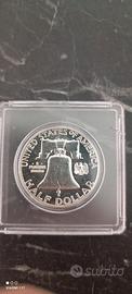 Moneta Franklin Half dollar 1961 e 1962 Argento 