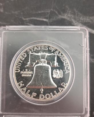 Moneta Franklin Half dollar 1961 e 1962 Argento 
