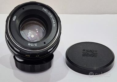 Helios 44-M 58mm f/2 URSS KMZ tacco a vite M42