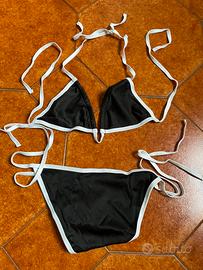 Bikini XS nero e bianco - nuovo, elegante