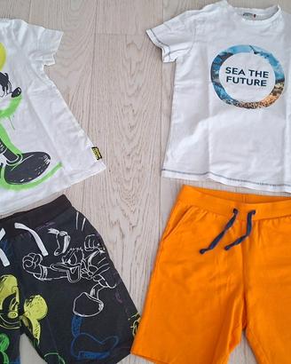 Lotto abbigliamento estivo ragazzo  9-10 anni 