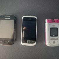 Lotto 3 telefoni cellulari