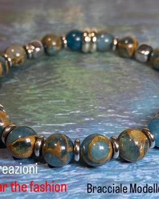 Bracciale occhio di tigre modello PLANET