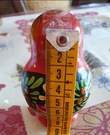 Bambola Matrioska in legno REGALOscatola in latta 