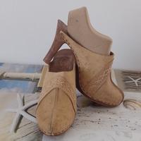 Zoccoli clogs vintage tacci alti