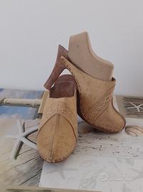 Zoccoli clogs vintage tacci alti