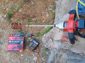 miscelatore a batteria 