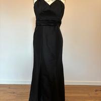 Abito nero lungo da cerimonia 