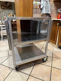Carrello da cucina o tavolo richiudibile