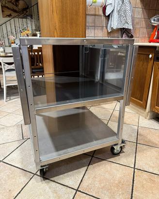 Carrello da cucina o tavolo richiudibile