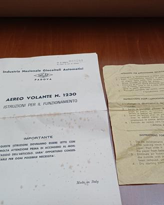 AEREO ELETTRICO INGAP